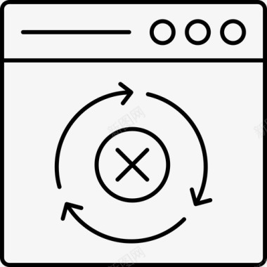 刷新浏览器取消图标