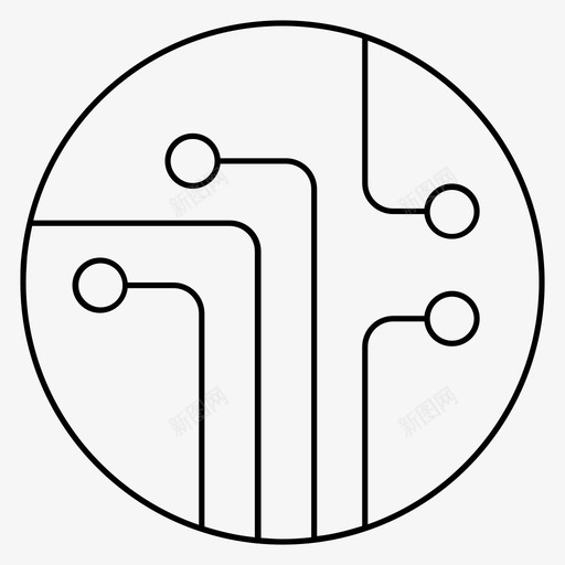 技术电路数字svg_新图网 https://ixintu.com 技术 电路 数字 电子技术