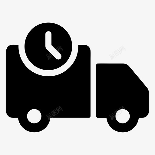 交货时间时间表装运svg_新图网 https://ixintu.com 交货 时间 时间表 装运 运输 卡车 电子商务