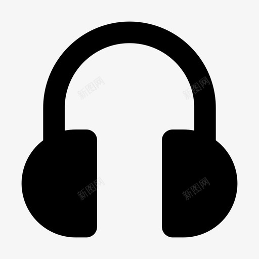 耳机耳塞小玩意svg_新图网 https://ixintu.com 耳机 耳塞 小玩意 电子产品 字形