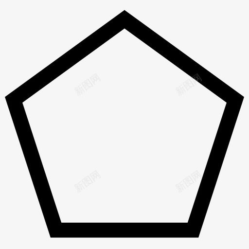 五边形多边形形状svg_新图网 https://ixintu.com 多边形 五边形 形状 轮廓