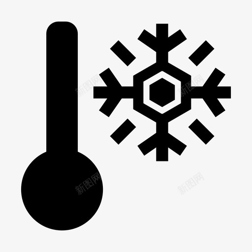 温度摄氏度冷svg_新图网 https://ixintu.com 温度 摄氏度 冷热 温度计 天气