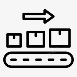 产品分拣输送带箱包高清图片
