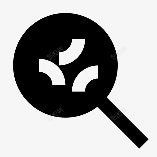 研究细菌放大镜svg_新图网 https://ixintu.com 细菌 放大镜 搜索 研究 科学技术 字形 像素