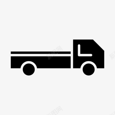 卡车汽车交付货物图标