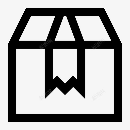 包装盒子商务svg_新图网 https://ixintu.com 包装 包装盒 盒子 商务 电子商务 金融 商店