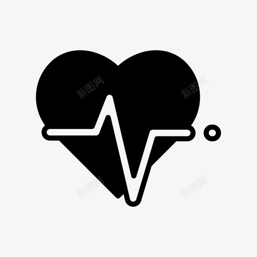 心跳健身房图标svg_新图网 https://ixintu.com 心跳 健身房 图标