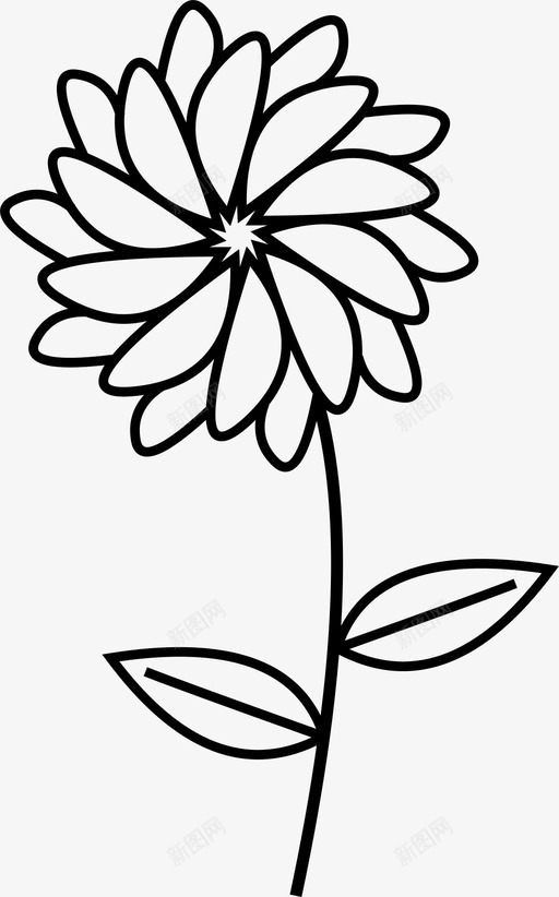 花植物设计svg_新图网 https://ixintu.com 植物 设计 花园 图案