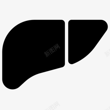 肝脏肝病学人体解剖学图标
