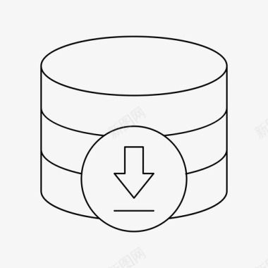 下载数据保存图标