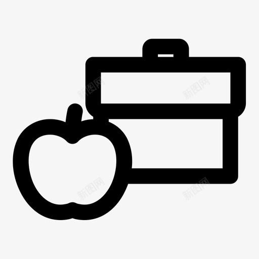 背包苹果送货水果svg_新图网 https://ixintu.com 背包 苹果 送货 水果