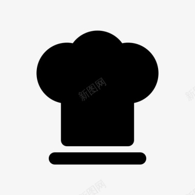 帽子厨师烹饪厨房图标