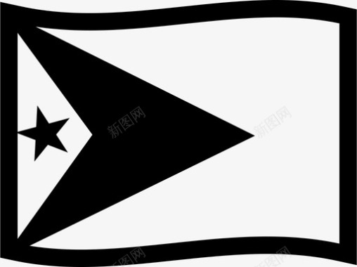 长方形的旗帜国家帝力图标