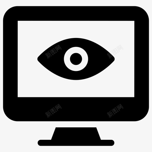 在线网络监控计算机监控互联网监控svg_新图网 https://ixintu.com 在线 网络监控 监控 计算机 互联网 远程监控 开发 字形 矢量 矢量图 图标