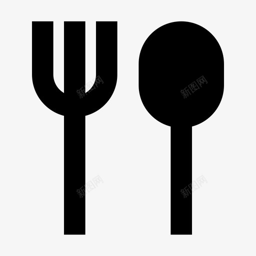 夏季餐具饮食svg_新图网 https://ixintu.com 夏季 餐具 饮食 叉子 餐厅 字形 像素