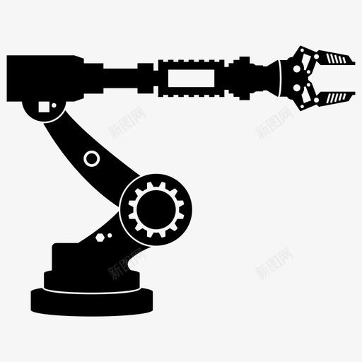 机械手臂工业机电一体化svg_新图网 https://ixintu.com 机械 机械手 手臂 工业 机电 一体化 机器人
