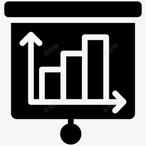 增长图条形图业务分析svg_新图网 https://ixintu.com 增长 业务 条形图 分析 图表 展示 投资 财务 资金 现金流 字形