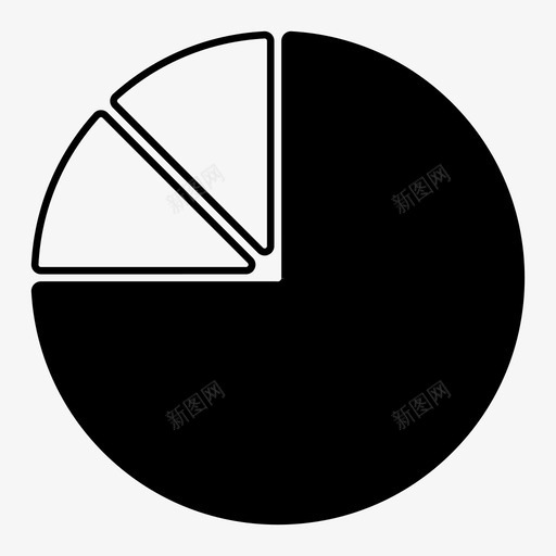 饼图数据图表svg_新图网 https://ixintu.com 图表 饼图 数据 比例 统计