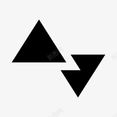 抽象标记几何菱形图标