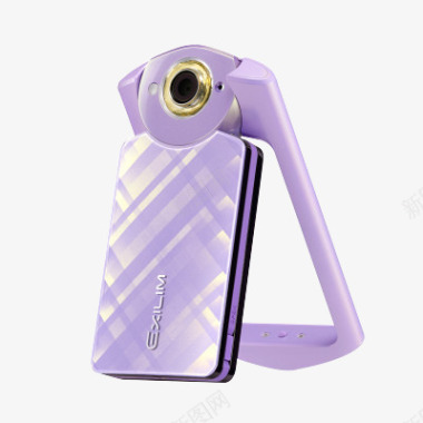 卡西欧CASIOEXTR550数码相机自拍神器紫色图标