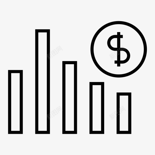 分析条形图金融svg_新图网 https://ixintu.com 金融 分析 条形图 柱状 货币 夏普