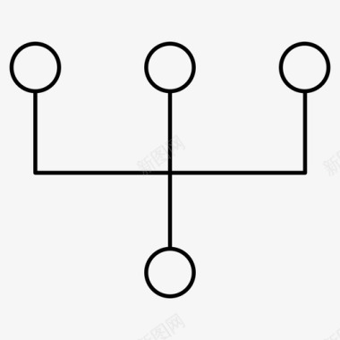 网络图形业务细线集75图标