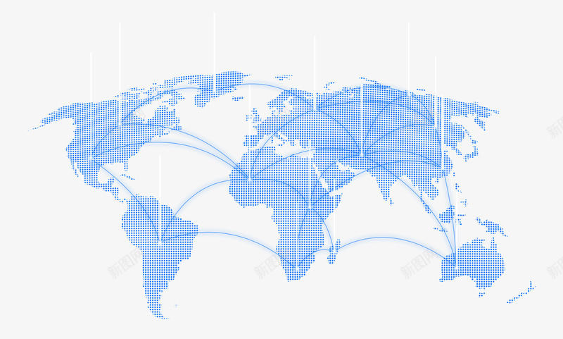 科技风全球网络通讯png免抠素材_新图网 https://ixintu.com 科技 全球 网络通讯