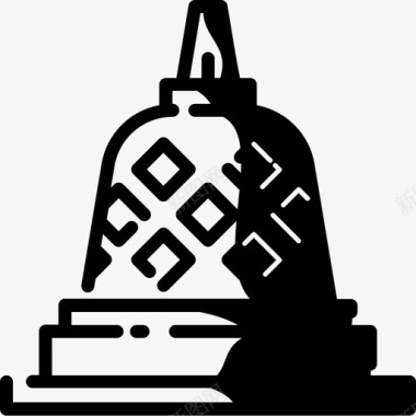 婆罗浮屠布哈印度尼西亚图标