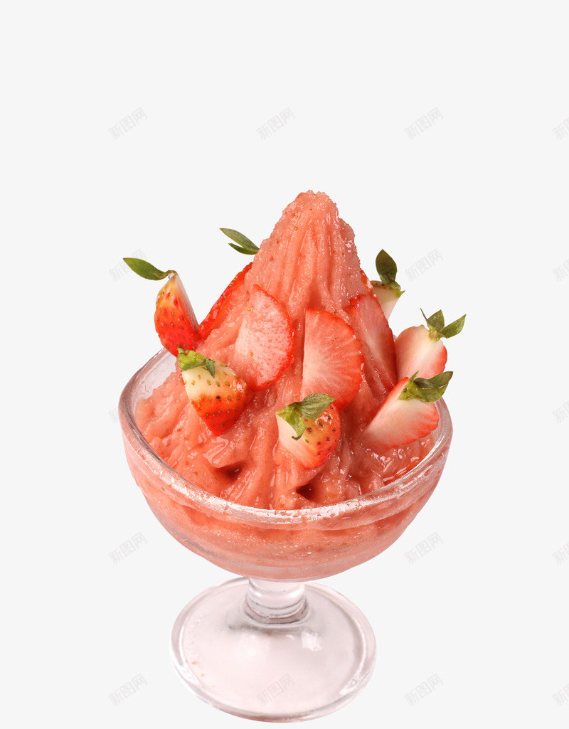 草莓沙冰png免抠素材_新图网 https://ixintu.com 草莓 沙冰