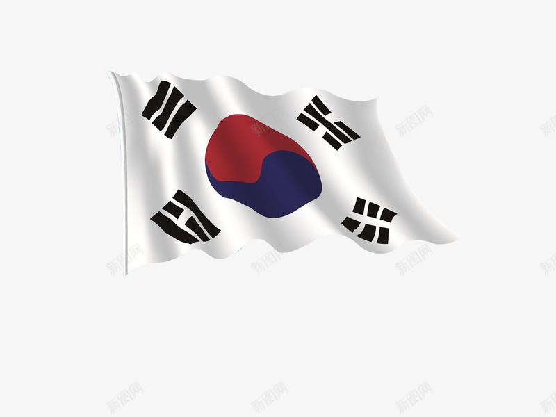 韩国国旗png免抠素材_新图网 https://ixintu.com 韩国 国旗