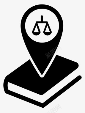 正义书指南法律图标