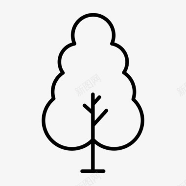 树木生物多样性森林图标
