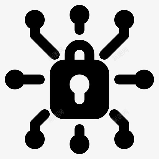 网络安全锁挂锁svg_新图网 https://ixintu.com 网络安全 锁锁 挂锁 互联网 安全 可靠