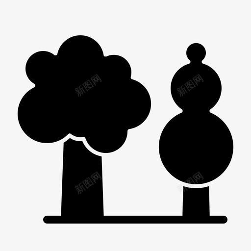 森林保育生态svg_新图网 https://ixintu.com 生态 森林 保育 能源 自然 雕文