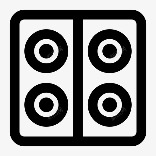 扬声器音乐唱歌svg_新图网 https://ixintu.com 音乐 扬声器 唱歌 歌曲 音调 圆形