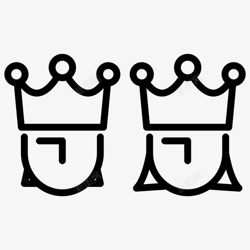 国王和王后夫妇王国svg_新图网 https://ixintu.com 国王 王后 夫妇 王国 王子 公主 王室 领袖
