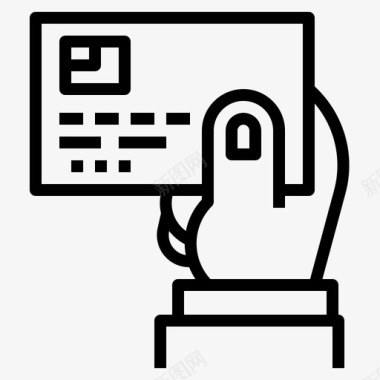 信用卡支付超市图标
