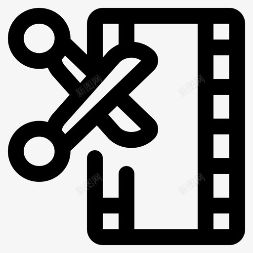 电影编辑商业剪辑svg_新图网 https://ixintu.com 电影 编辑 剪线 商业 剪辑 剪接 市场营销
