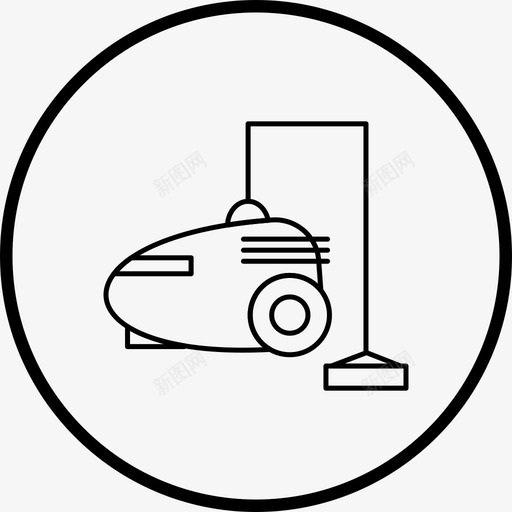 真空吸尘器吸尘器清洁器svg_新图网 https://ixintu.com 吸尘器 真空 清洁器 酒店 线路 图标