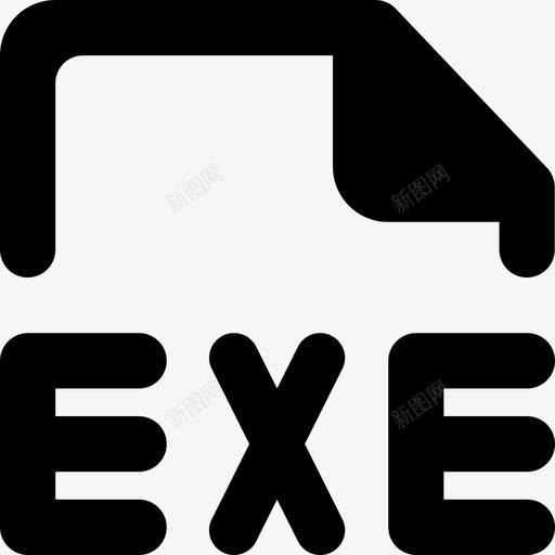 exe文件文件扩展名文件格式svg_新图网 https://ixintu.com 文件 扩展名 格式 常规 图标