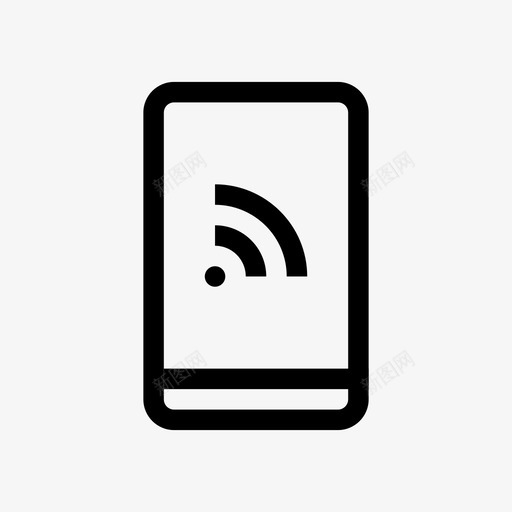 wifi互联网移动svg_新图网 https://ixintu.com 互联网 移动 移动网 网络 无线电话 设备