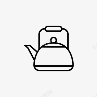 茶壶饮料早餐图标