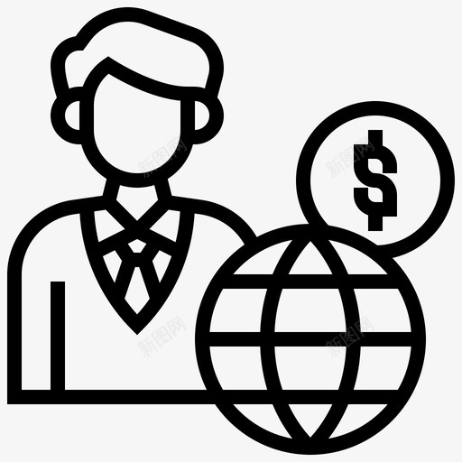 经纪人商人全球svg_新图网 https://ixintu.com 经纪人 商人 全球 市场 股票 股票投资