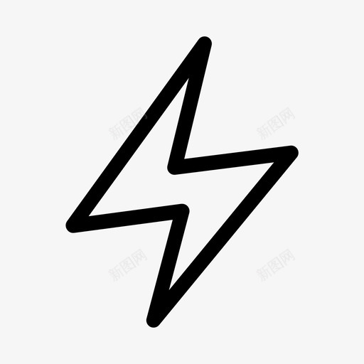 能量电流功率svg_新图网 https://ixintu.com 能量 电流 功率 充电 电火花 电压 一般 图标
