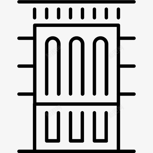 阿联酋建筑建筑大门svg_新图网 https://ixintu.com 建筑 阿联酋 大门 地标