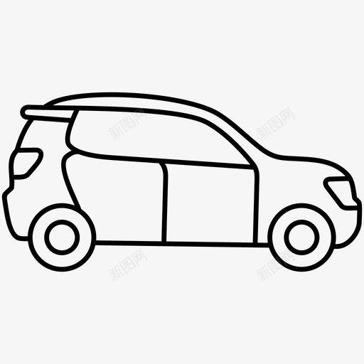 紧凑型suv车型敞篷车svg_新图网 https://ixintu.com 车型 紧凑型 敞篷车 掀背车