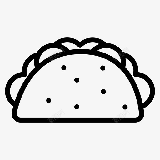 墨西哥玉米卷辣味玉米饼svg_新图网 https://ixintu.com 墨西哥 玉米 辣味 玉米饼 快餐