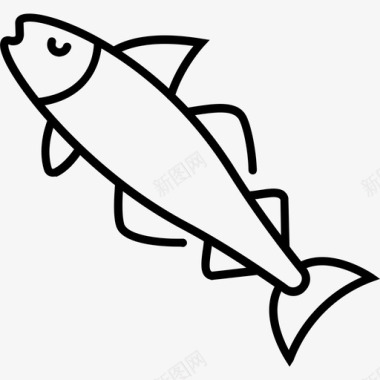鳕鱼鱼食物图标