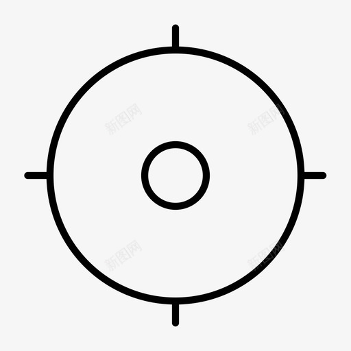 瞄准居中十字准星svg_新图网 https://ixintu.com 瞄准 居中 十字 准星 聚焦 射击 受欢迎