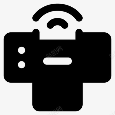 打印信号wifi设备打印机图标